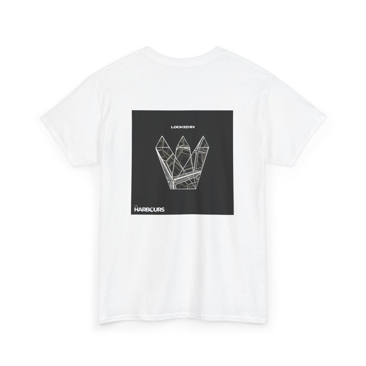 "Locked In" Album Cover Tee (White/Ash)