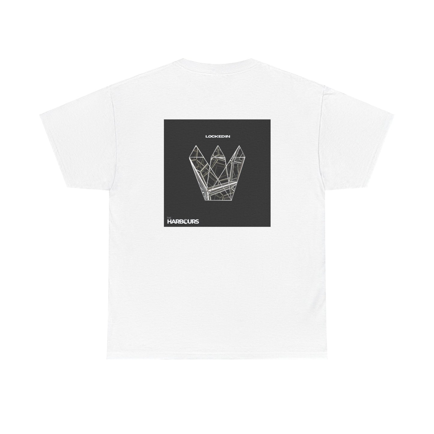 "Locked In" Album Cover Tee (White/Ash)