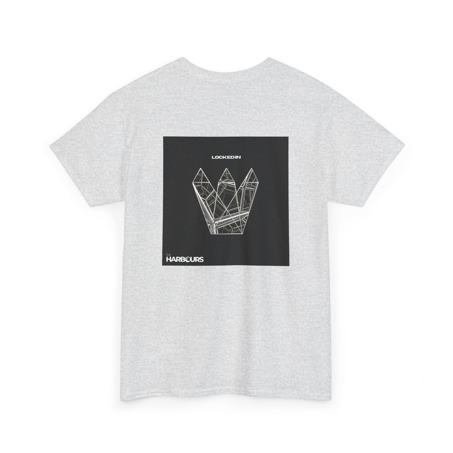 "Locked In" Album Cover Tee (White/Ash)