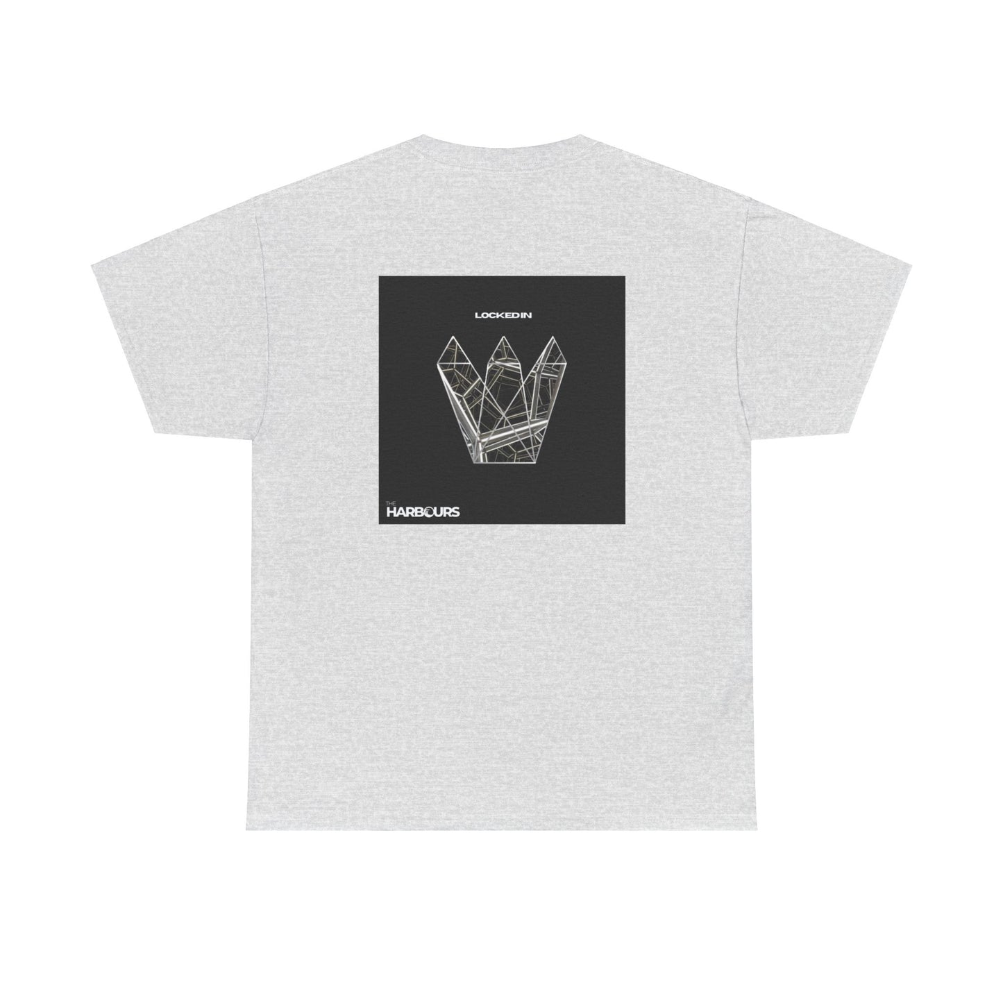 "Locked In" Album Cover Tee (White/Ash)